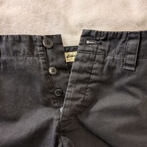 Eddie Bauer black button fly shorts 4